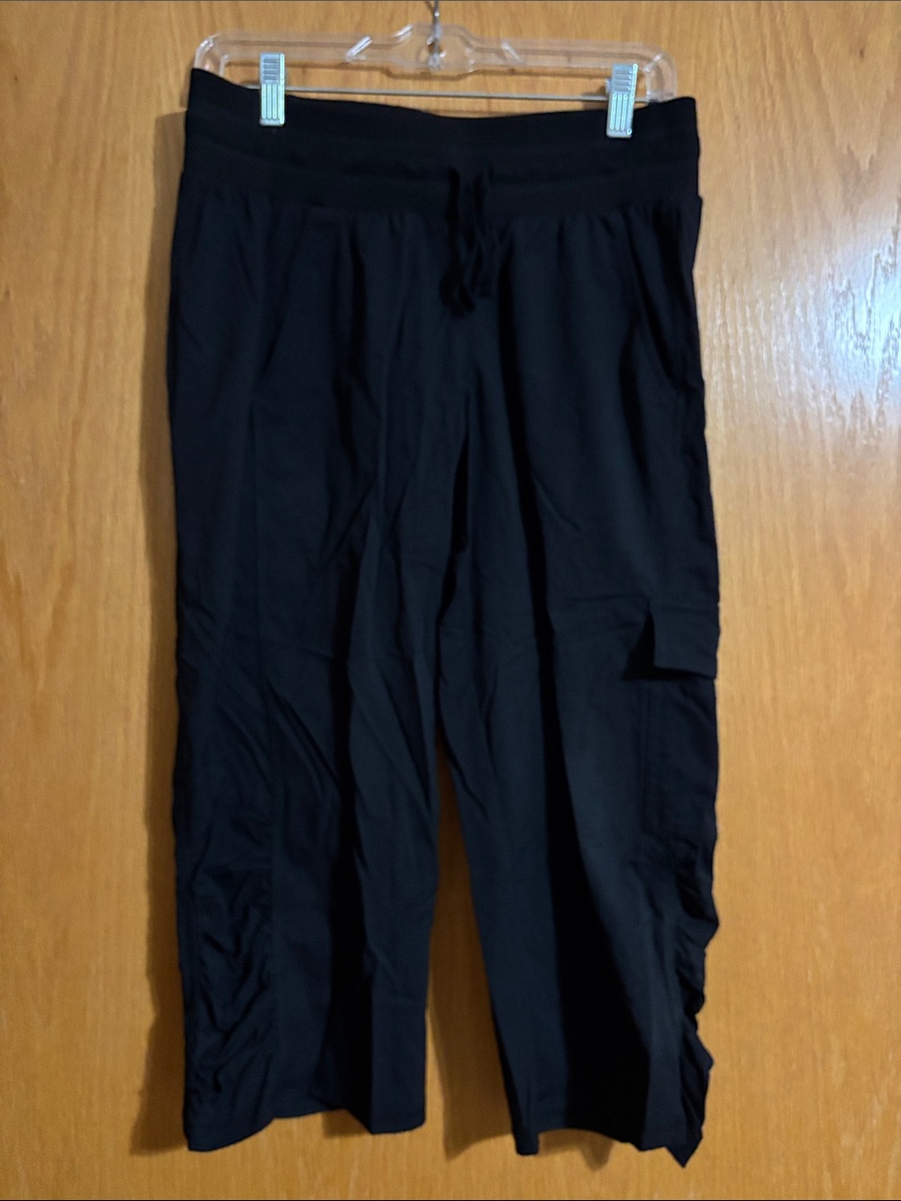 Champion Black Track Cargo Capri Joggers